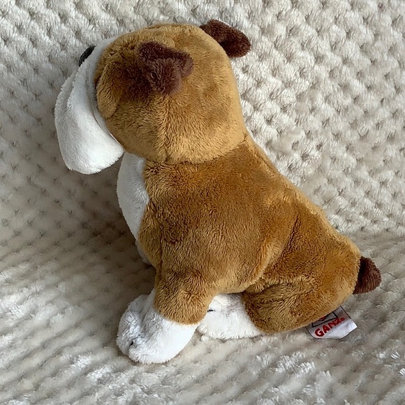 Ganz Webkinz Brown and White Bulldog Stuffed Animal dog puppy - Picture 5 of 10
